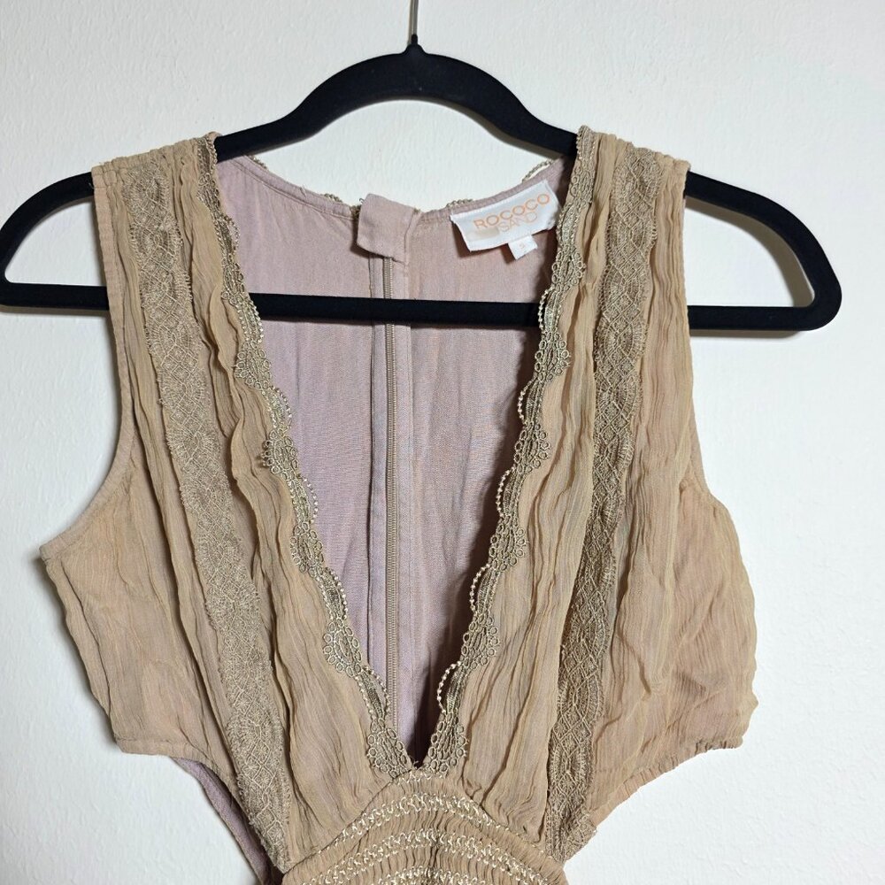 ROCOCO SAND Ruffle Mini Dress SIZE S - Picture 6 of 12
